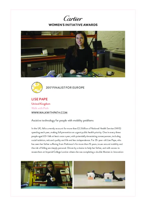 Cartier announces finalists for the 2017 Cartier Women’s Initiative Awards